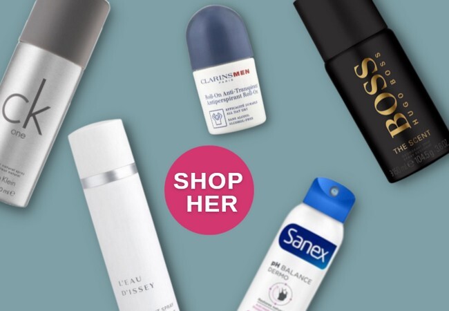 Shp deodoranter til ham, hende, børn og unge, køb de bedste deo tilbud hos BilligParfume.dk