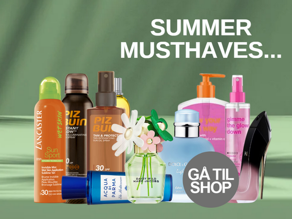 Køb sommer parfumer, dufte solpleje og tanning til mænd og kvinder. Se tilbud hos BilligParfume.dk