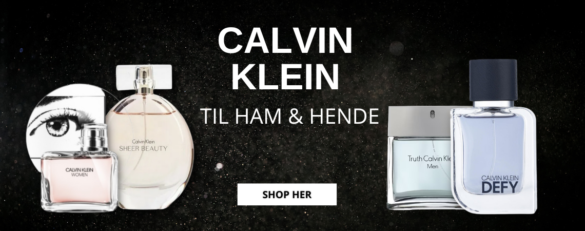 Calvin Klein damedufte og herre parfume - se alle parfumer, BilligParfume.dk banner