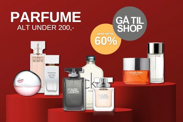 Parfume under kr 200 tilbud hos BilligParfume.dk