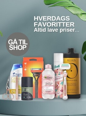 Hverdagsfavoritter banner fra BilligParfume.dk