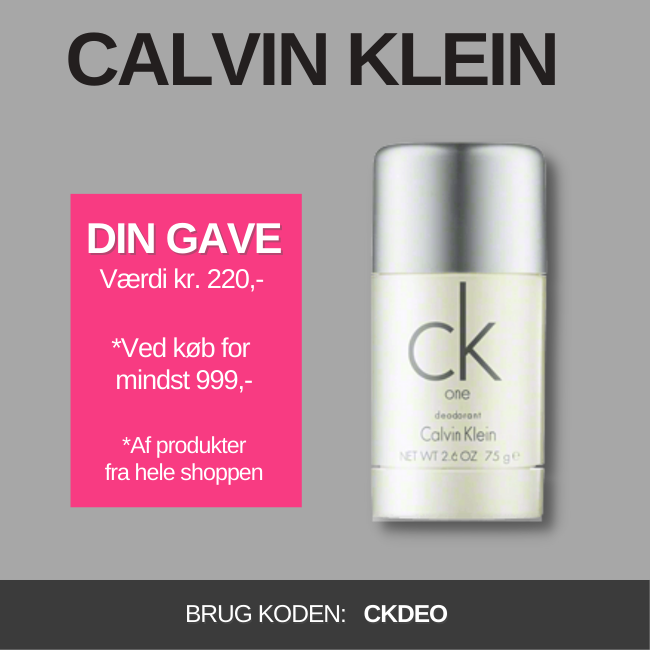 Gratis gave Calvin Klein CK One deodorant