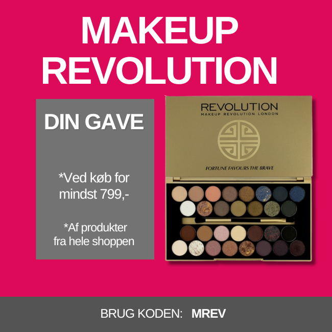Gratis gave med din ordre Makeup Revolution Eyeshadow palette