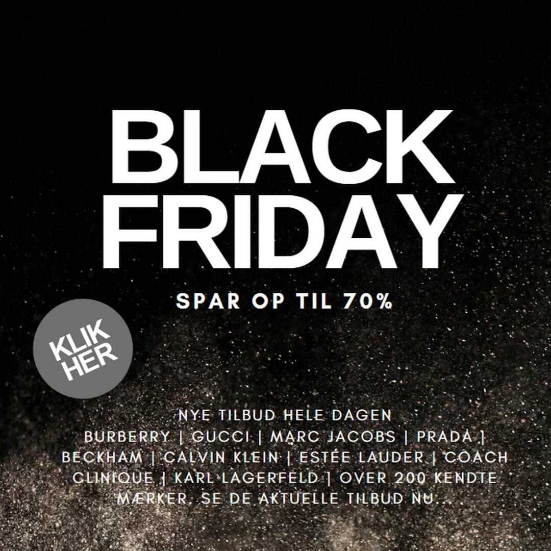 Black Friday Timetilbud hos BilligParfume.dk