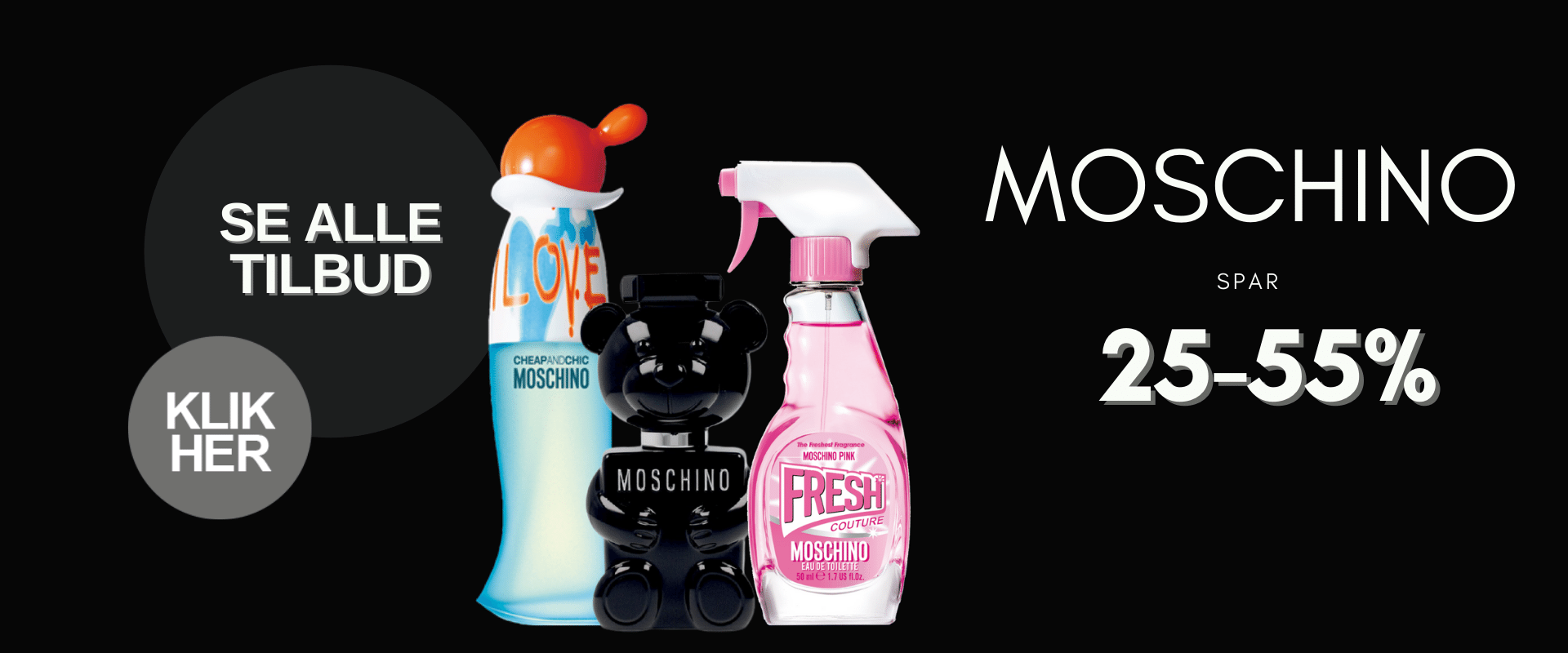 Black Week tilbud Moschino Parfume Klik Her