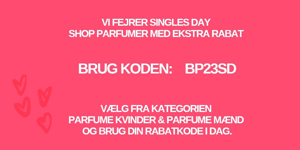 Singles Day hos BilligParfume.dk Hent din rabatkode her