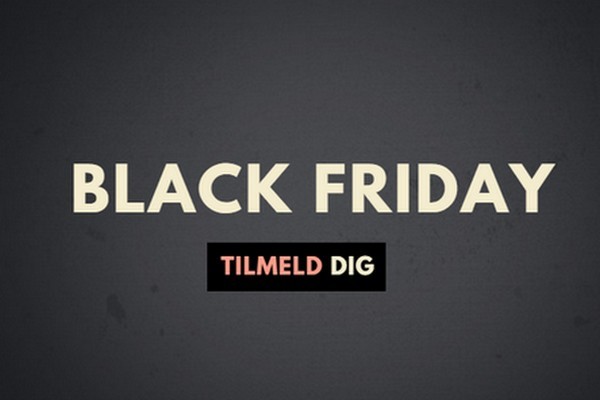 tilmeld dig black friday hos BilligParfume.dk