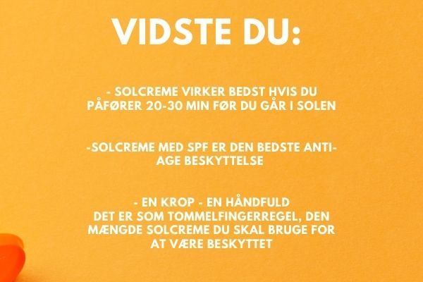 Tips og raad til solpleje og beskyttelse i solen her
