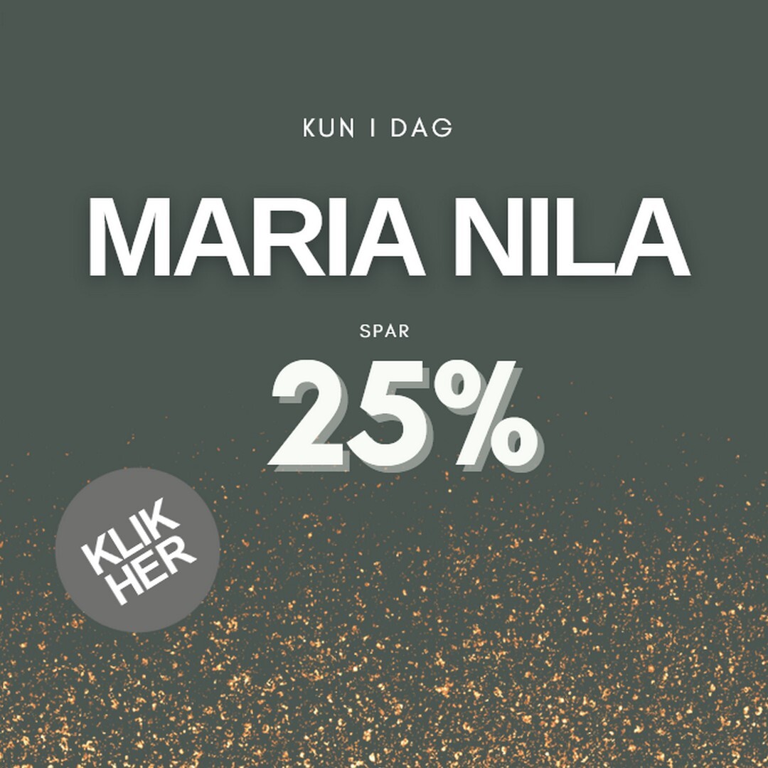 Spar 25% på Maria Nila i dag i adventskalenderen