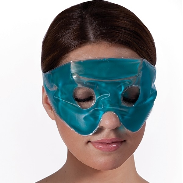 Gel Relaxing Masker - Migrænemaske Ansigt Blå Gel