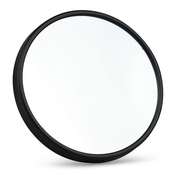 8: GJ spejl med sugekop sort x10 - 1 stk.
