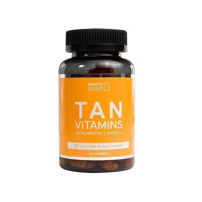 Billede af Beauty Bear Vitamins - TAN Vitamins Gummies - Vingummier - 1 måned