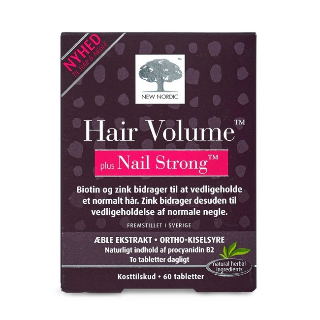 New Nordic - Hair Volume Plus Nail Strong - 60 Stk thumbnail