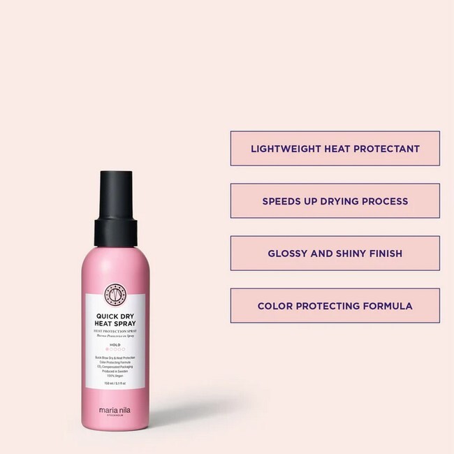 Maria Nila - Quick Dry Heat Spray - 150 ml - Billede 2