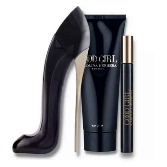 Carolina Herrera - Good Girl Gaveæske - 80 ml Edp - Travel Spray 10 ml - Body Lotion