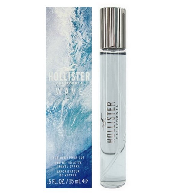 Hollister Wave Him 15 ml Travel Spray Tilbud Her