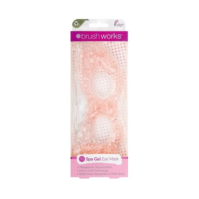 BrushWorks - Spa Gel Eye Mask - Pinkk