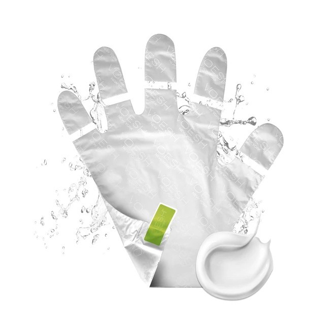 Voesh - Collagen Gloves CBD Hemp Seed Oil Håndmaske - Billede 2