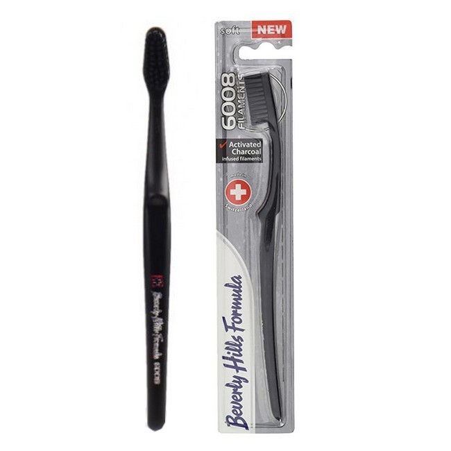 Beverly Hills - Activated Charcoal Black Toothbrush
