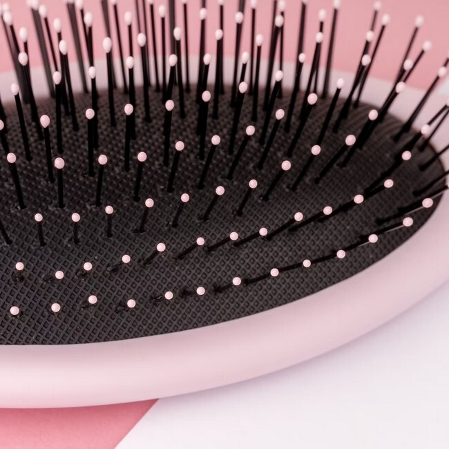 BrushWorks - Oval Detangling Hair Brush - Pink - Billede 2