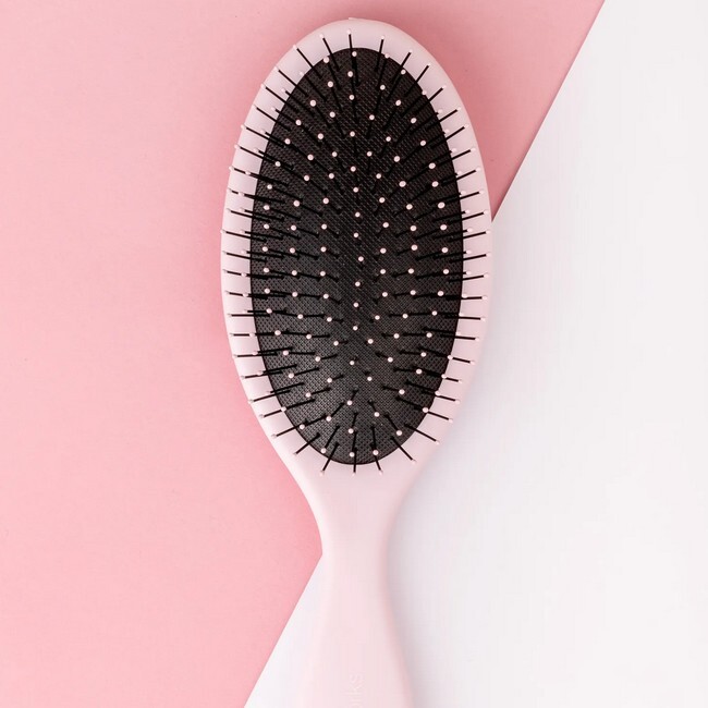 BrushWorks - Oval Detangling Hair Brush - Pink - Billede 3