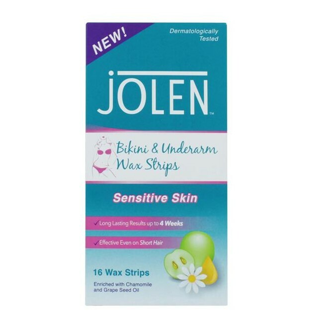 Jolen - Bikini & Underarm Wax Strips - 16 Stk thumbnail