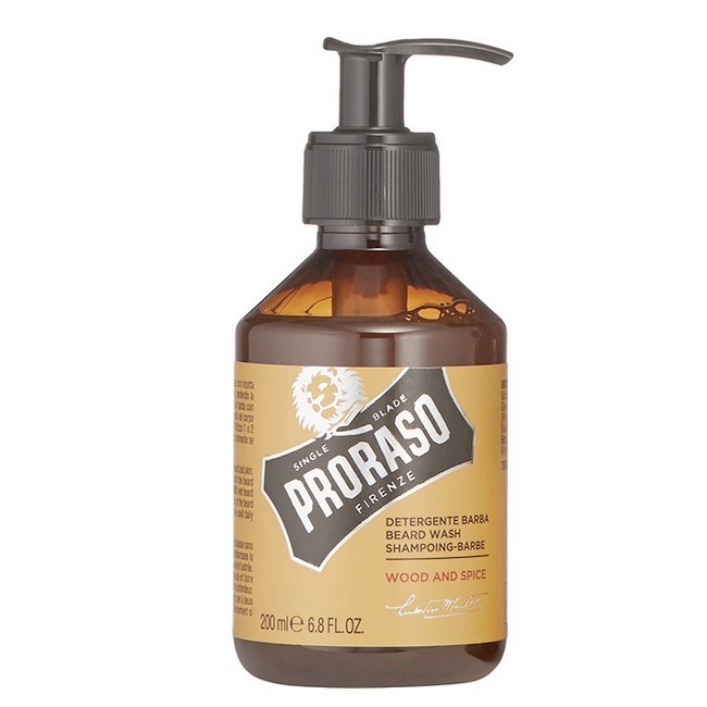 1: Proraso - Skægshampoo Wood & Spice - 200 ml