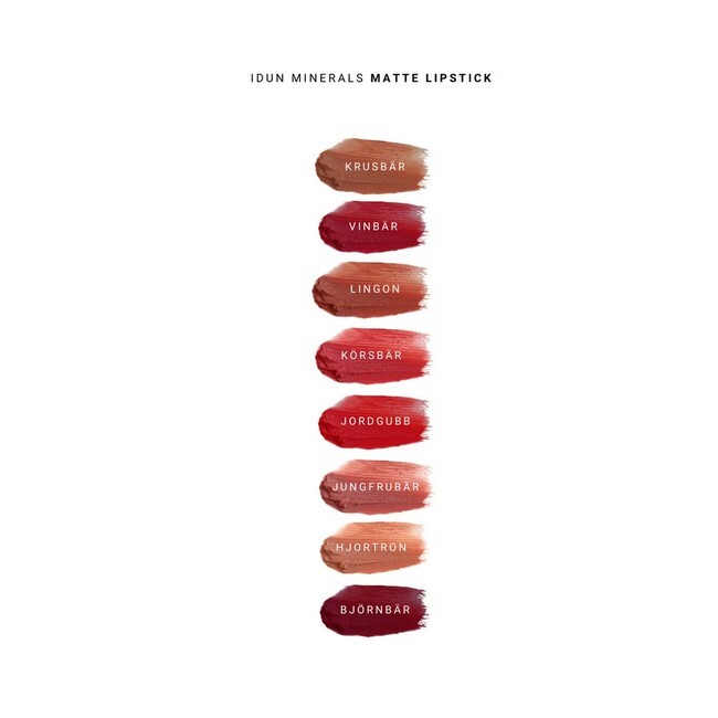 IDUN Minerals - Matte Lipstick Körsbär 104 - Billede 3