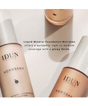 IDUN Minerals - Norrsken Liquid Foundation Siri - 30 ml - Billede 4