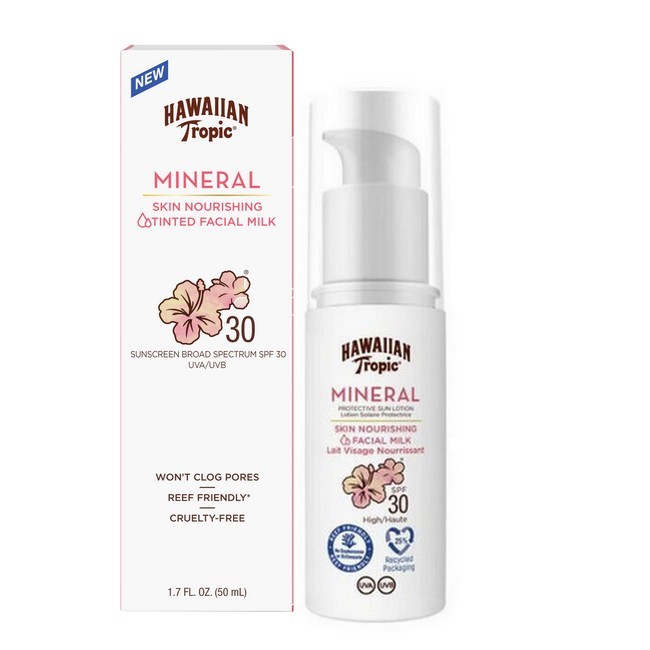 Hawaiian Tropic - Mineral Facial Protective Milk SPF 30 - 50 ml thumbnail