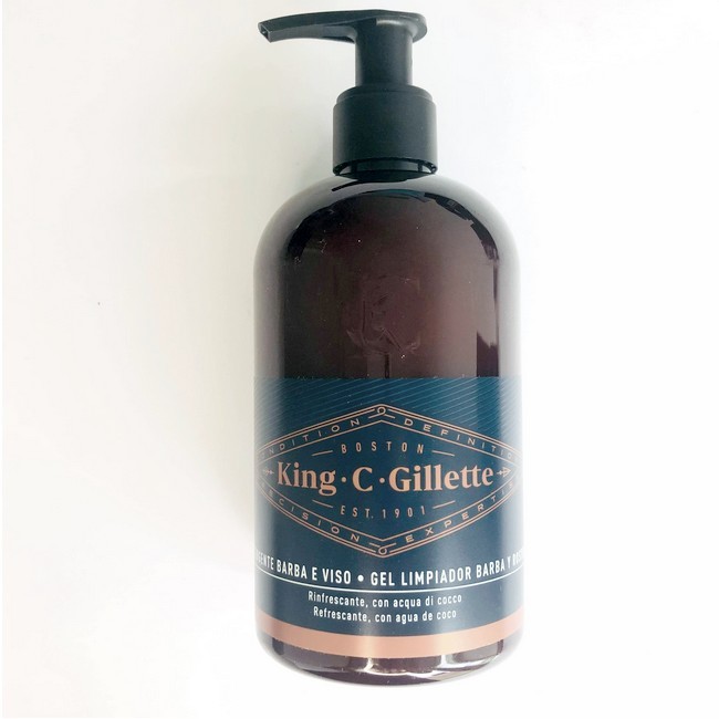 Gillette - King C. Skæg & Ansigtsvask - 350 ml