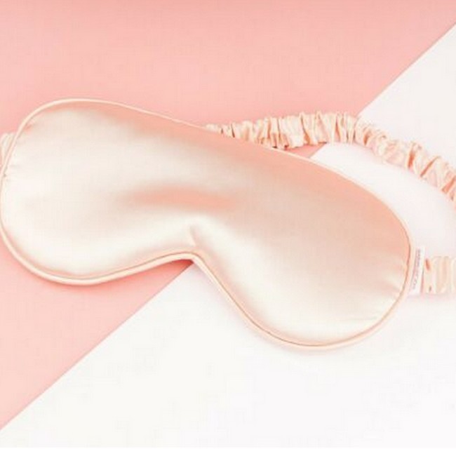 BrushWorks - Satin Sleep Mask Pink Sovemaske - Billede 2
