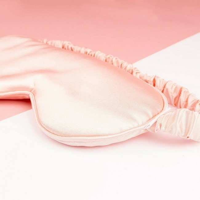 BrushWorks - Satin Sleep Mask Pink Sovemaske - Billede 3