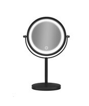 Gillian Jones - Sort Bordspejl Touch LED Lys & x10 Forstørrelse