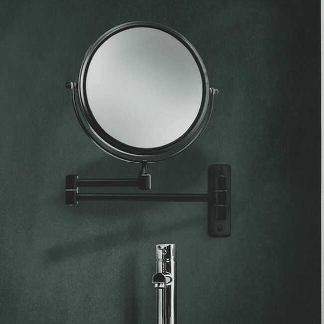 Gillian Jones - Vægspejl x10 Forstørrelse - Mat Sort - Billede 3