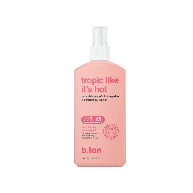 b.tan - Tropic Like It's Hot SPF 15 Tanning Oil - 236 ml