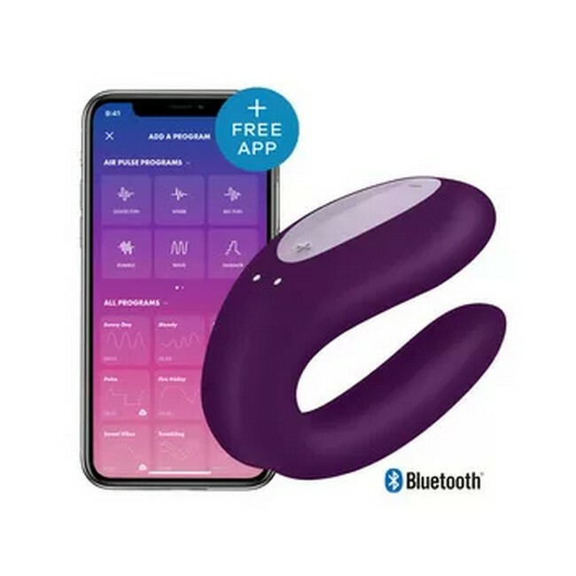 Satisfyer - Double Joy Vibrator Violet - Billede 2