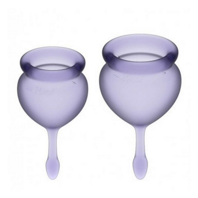 Satisfyer - Feel Good Menstruationskop Lilla - Billede 2