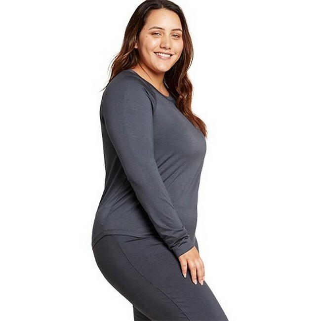 Boody - Goodnight Raglan Sleep Top Storm - M - Billede 3
