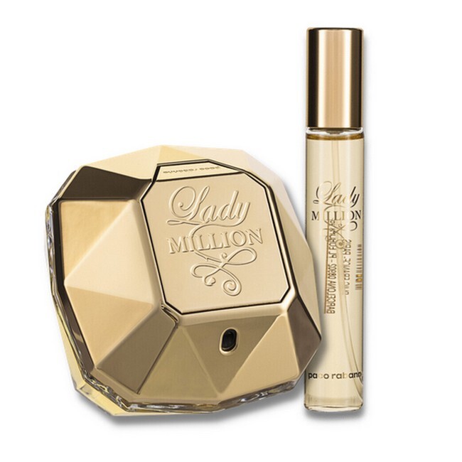 Paco Rabanne - Lady Million Gavesæt - 80 ml Edp - Travelspray