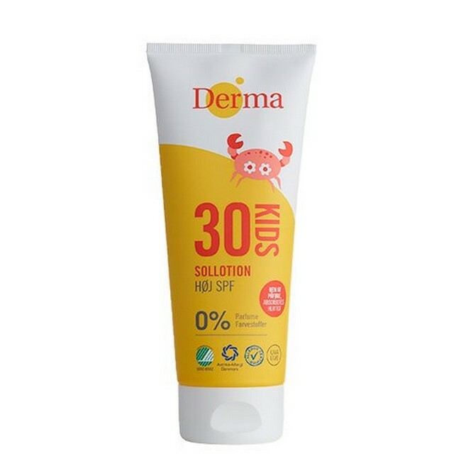 Derma - Kids Sollotion Høj SPF 30 - 200 ml