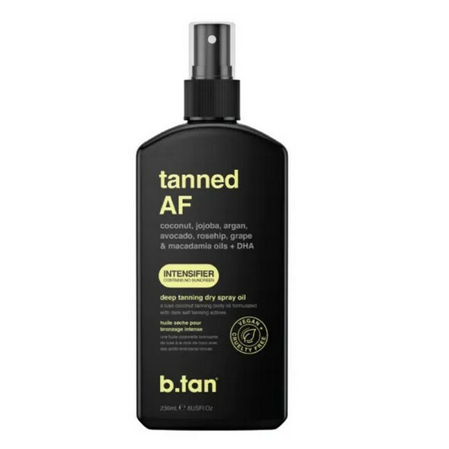 Billede af b.tan - Tanned AF Intensifier Tanning Oil - 236 ml