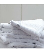 Meraki - Vaskeklude Hvide med grå striber - 3 Stk - Billede 2