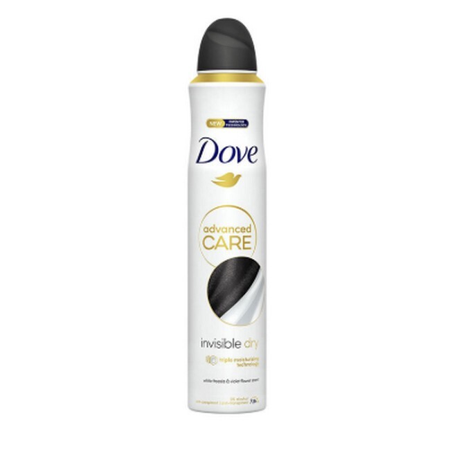 Dove - Invisible Dry 48H Deodorant Spray - 250 ml - Billede 2