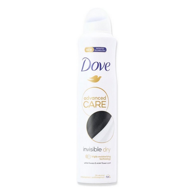 Dove - Invisible Dry 48H Deodorant Spray - 250 ml - Billede 3