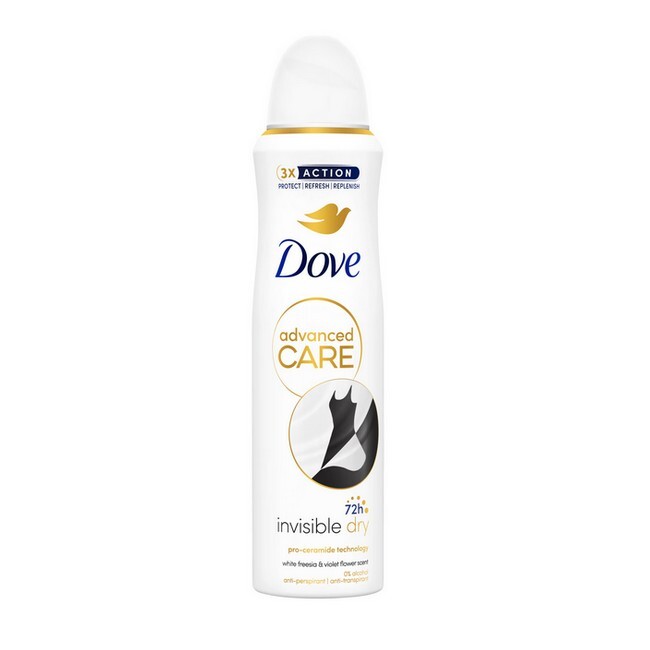 Dove - Invisible Dry 48H Deodorant Spray - 250 ml - Billede 4