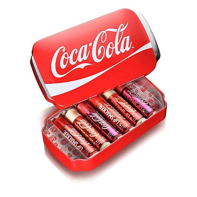 Lip Smacker - Mixed Coca Cola Lip Balms Tin Box - 6 stk thumbnail