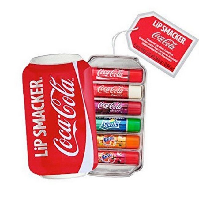 Lip Smacker - Mixed Coca Cola Lip Balms Tin Box - 6 stk thumbnail