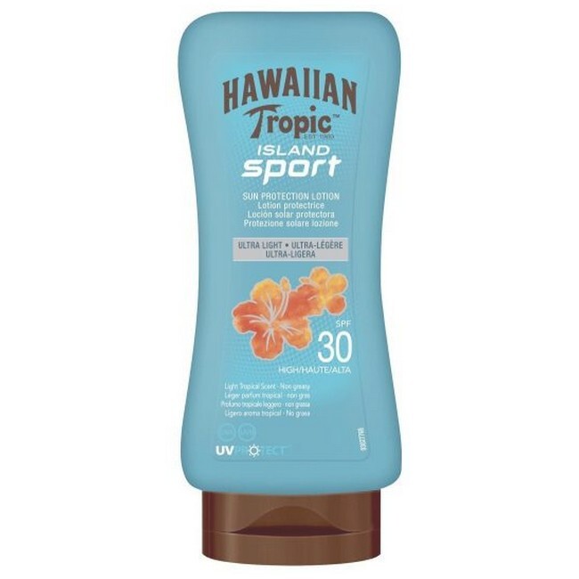 Identitet Zoom ind Visum Hawaiian Tropic Island Sport Sun Lotion SPF30 - BilligParfume.dk