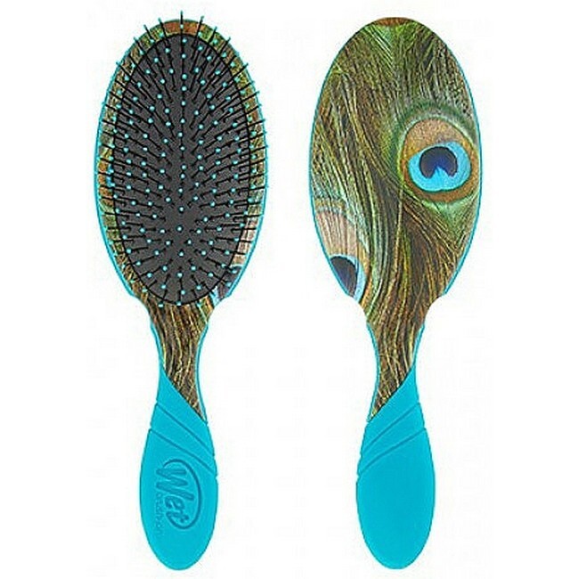 The Wet Brush - Pro Hair Brush Detangler Free Sixty Peacock Hårbørste